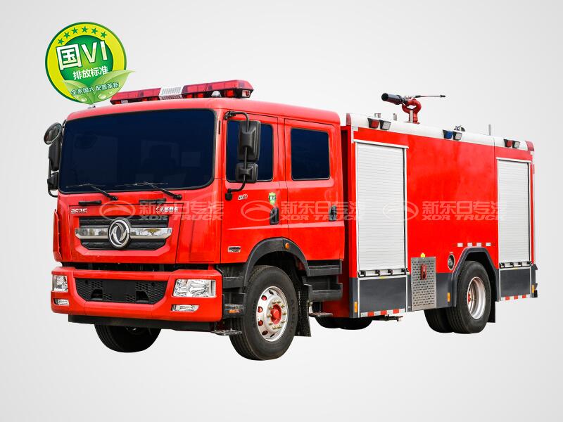 8T泡沫消防車-新東日牌 國(guó)六8T東風(fēng)D9泡沫消防車（外露罐體）